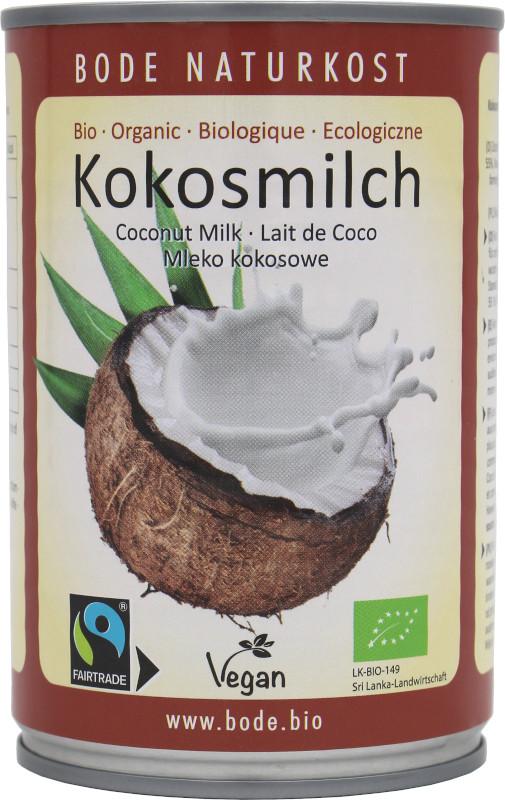 Bio Ekologisk Kokosmjölk Fairtrade 12x400ml (Förväntas vara på lager igen cirka slutet av maj)