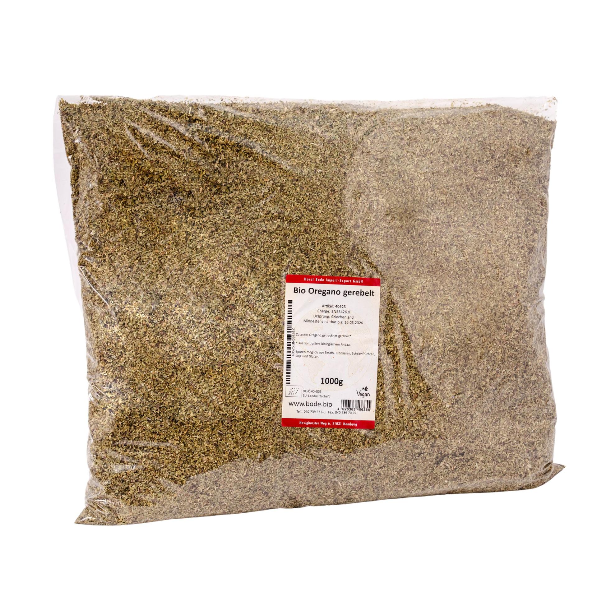 Krossad oregano Ekologisk 1kg