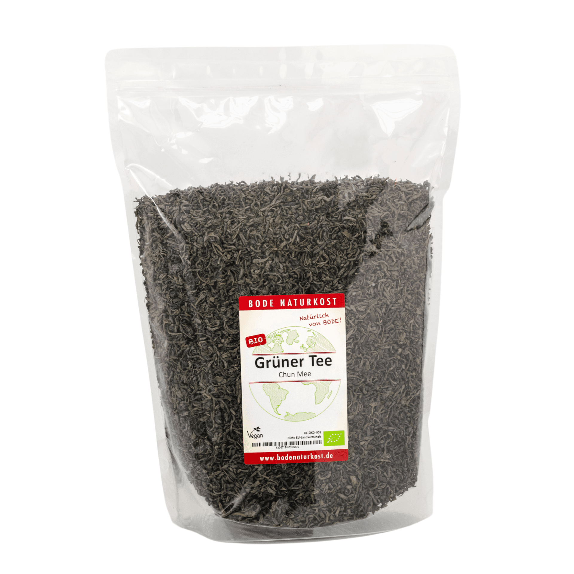 Grön Te China Chun Mee Ekologisk 1kg
