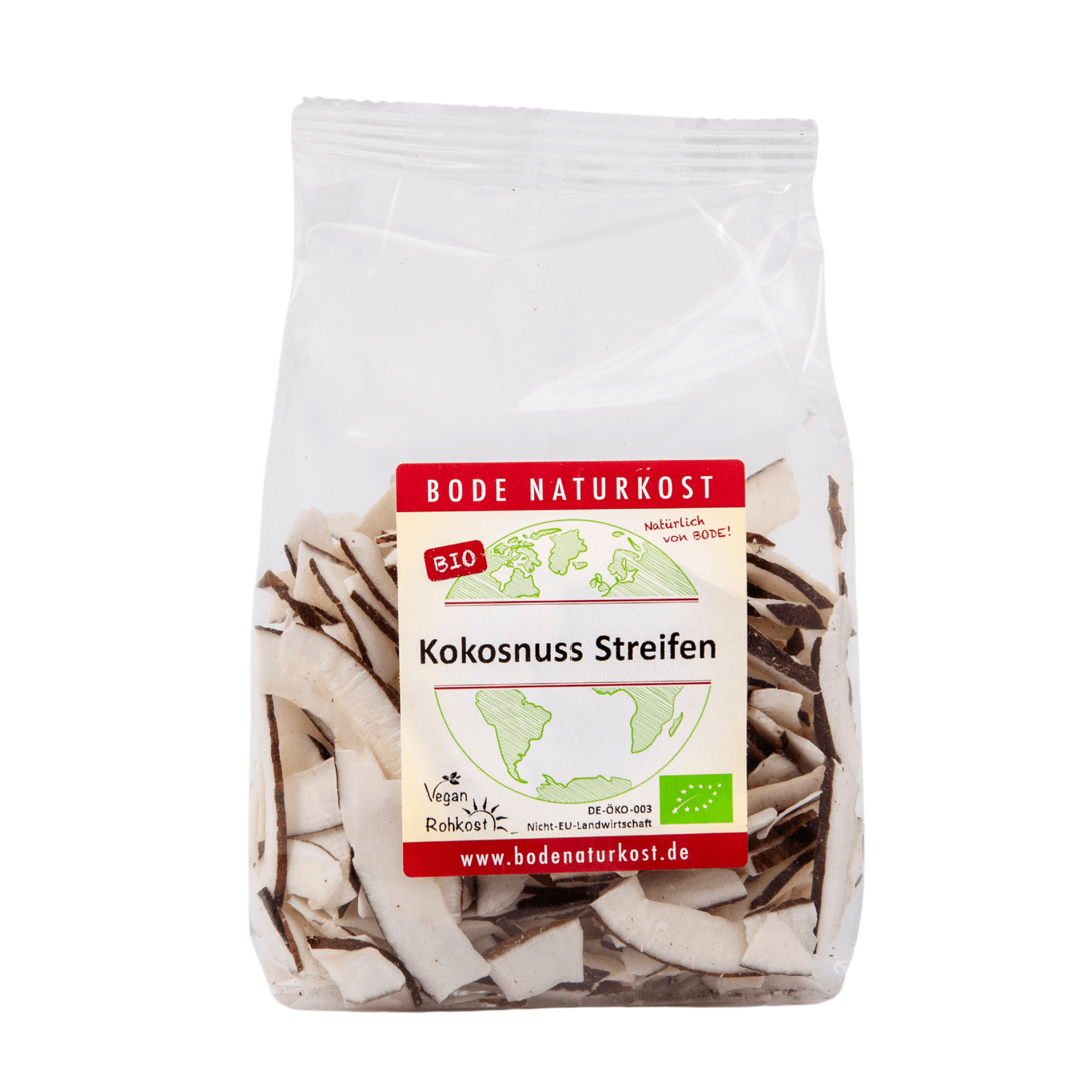 Ekologiska Kokosnuss Streifen (smile) Råkost 6x150g