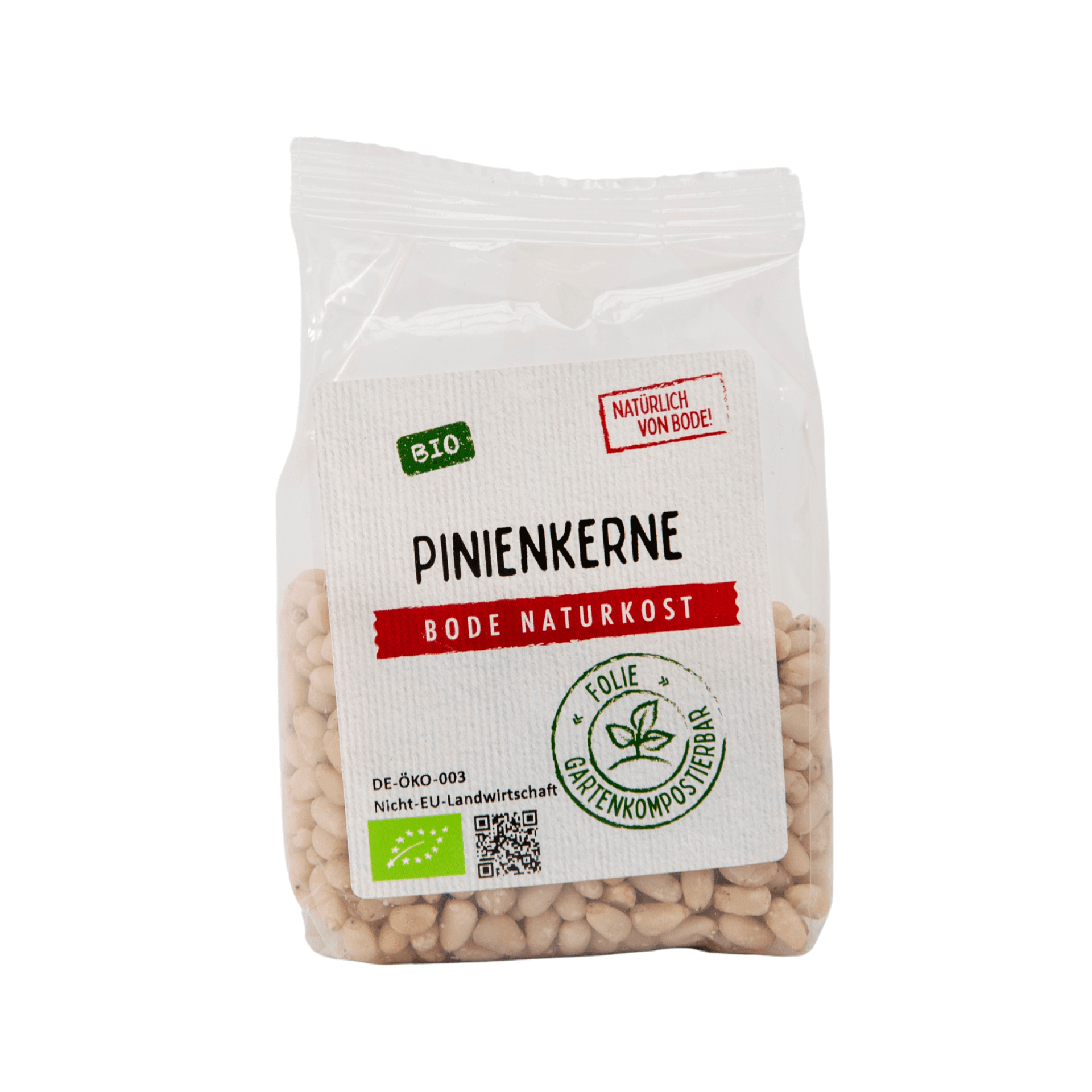 Ekologiska pinjekott, komposterbar påse 6x100g
