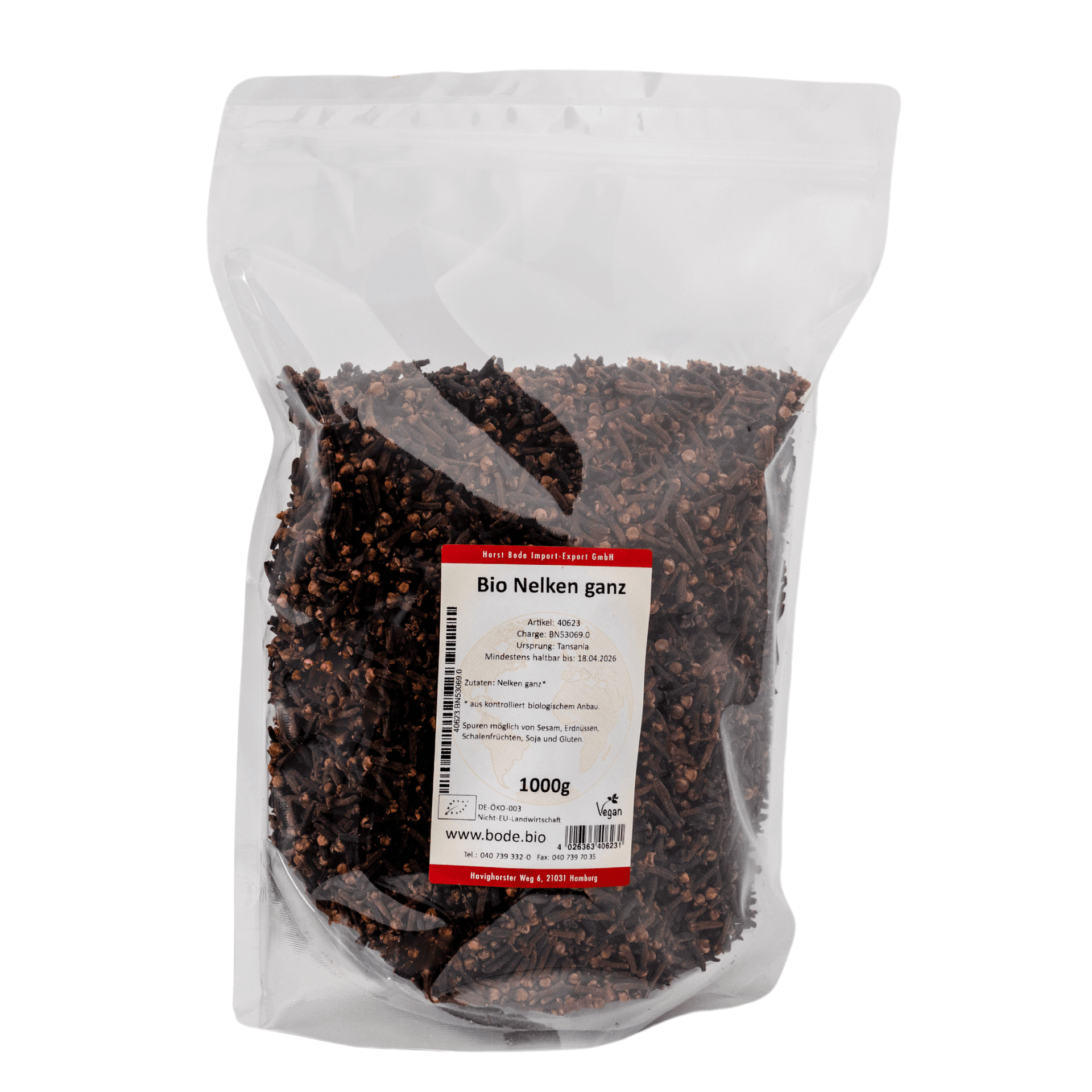 Ekologiska hela kryddnejlikor 1kg