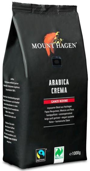 Kaffe Arabica Crema hela bönor Ekologisk Naturland Rättvisemärkt Mount Hagen 6x1kg