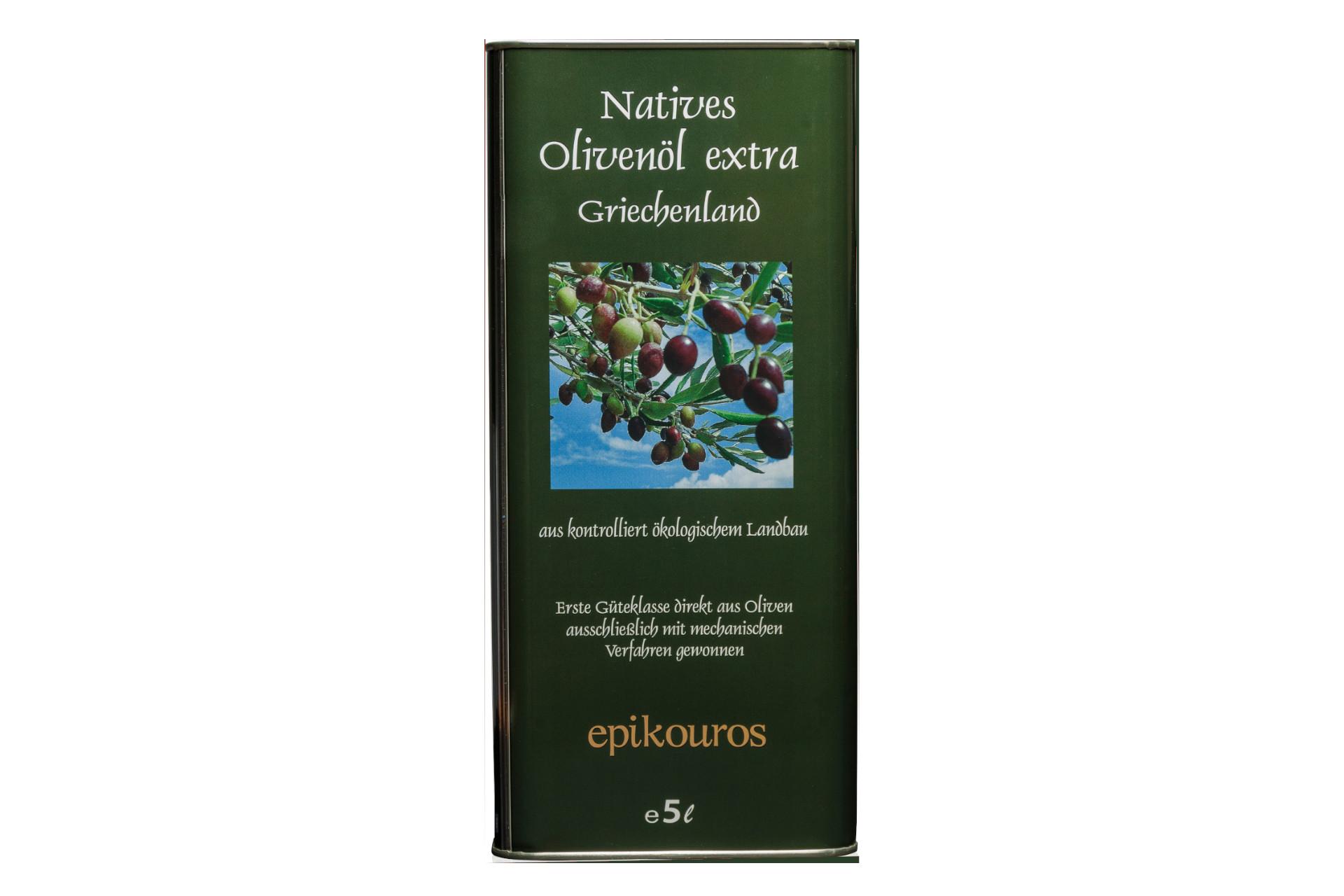 Ekologiskt nativt olja Grekland I Nu EU-ekologiskt, populär smak kvarstår 5L