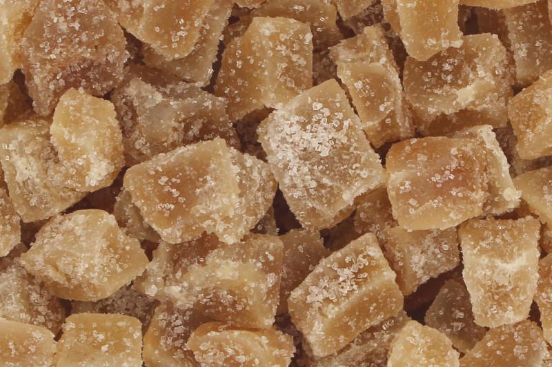 Ekologiska krystalliserade ingefärskvadrader från Kina 5kg