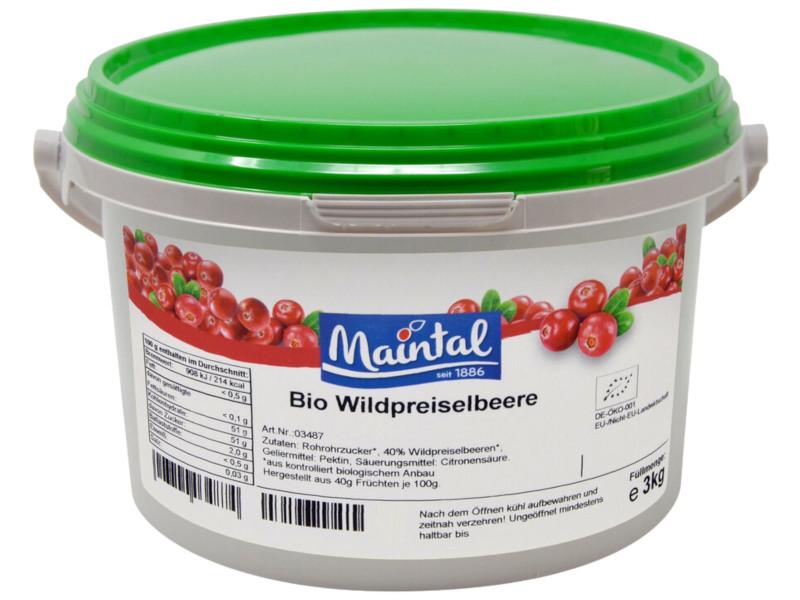 Bärblandning Vilda Krusbär Ekologisk Maintal 3kg med svensk Ekologisk sockerbetssocker