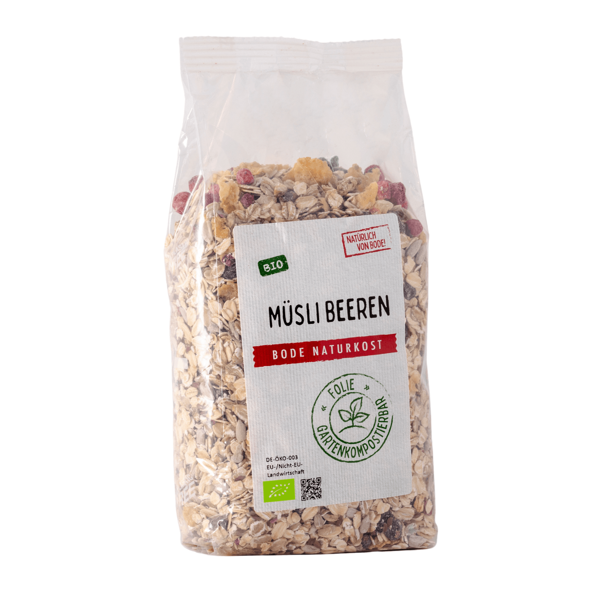 Ekologiskt Müsli Bär - komposterbar påse 6x500g