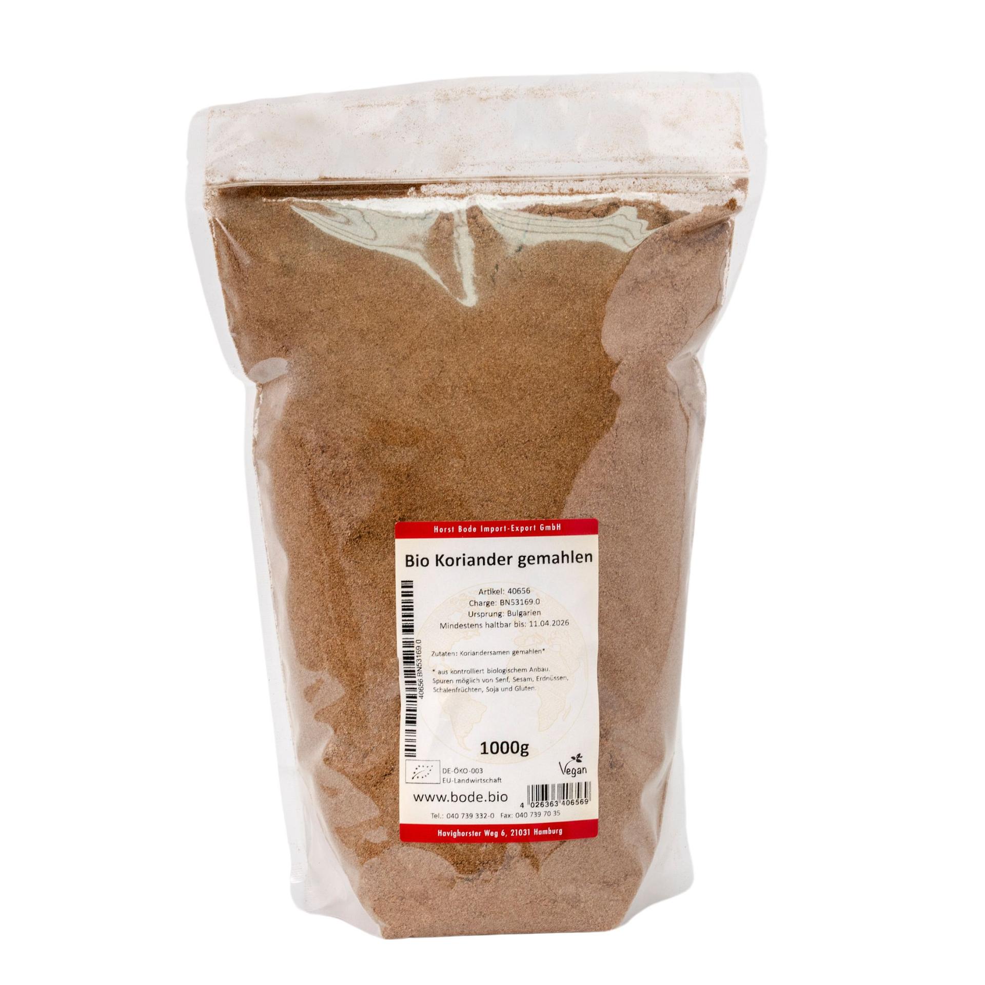Ekologiskt malet koriander 1kg