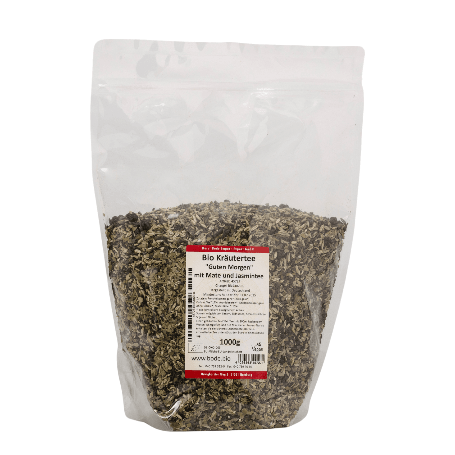 Kryddte "God Morgon" Ekologisk med Mate- och Jasminte 1kg