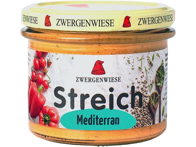 Mediterran Ekologisk smörgås Zwergenwiese 6x180g, med tomat-paprika