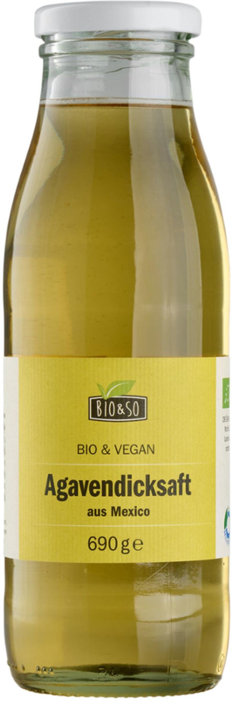 Ekologisk Agavsirap Bio&So 12x690g