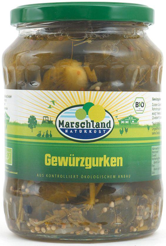 Ekologiska Kryddgurkor Marschland Fyllnad 6x670g, ATG 6x360g