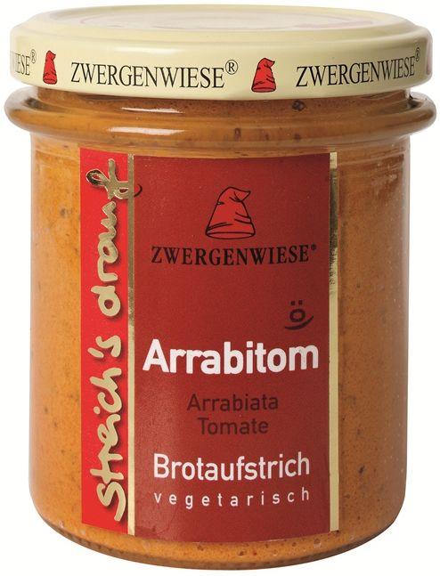 Smörgåspålägg Arrabitom (Arrabiata-tomat) Ekologisk Dvärgäng 6x160g
