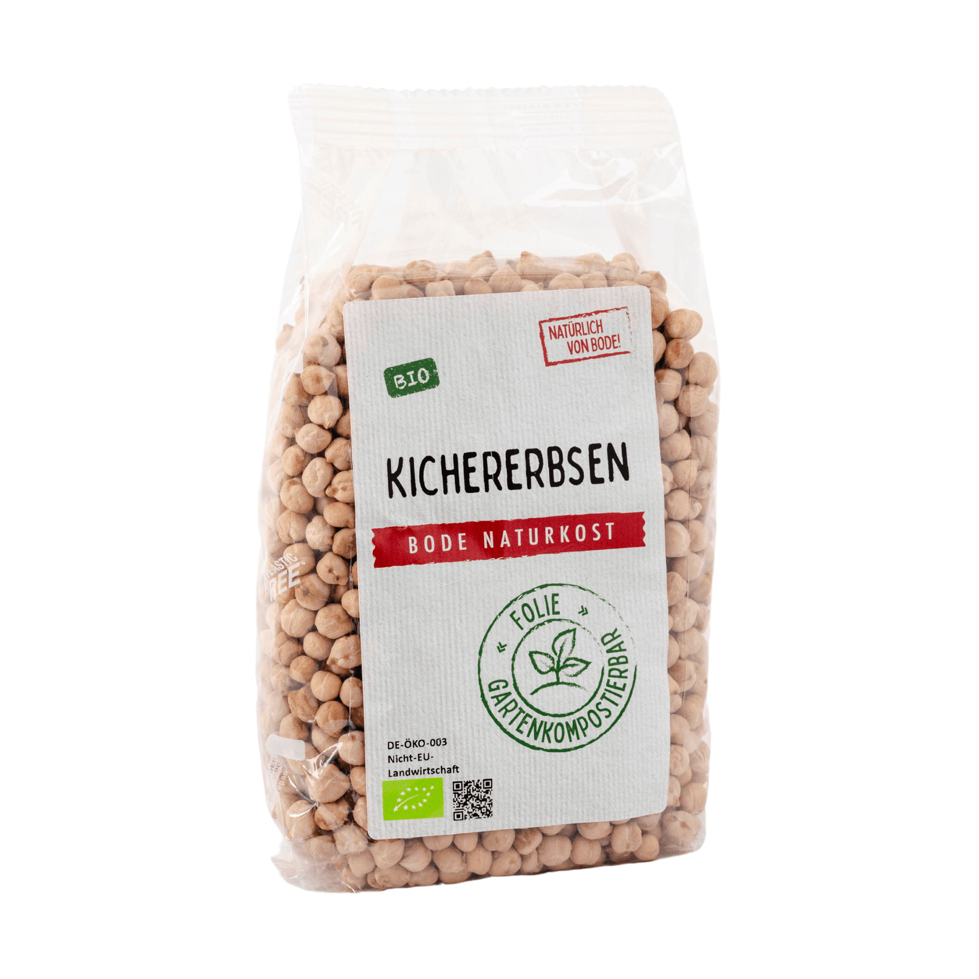 Kikärtor ekologisk, komposterbar påse 6x500g