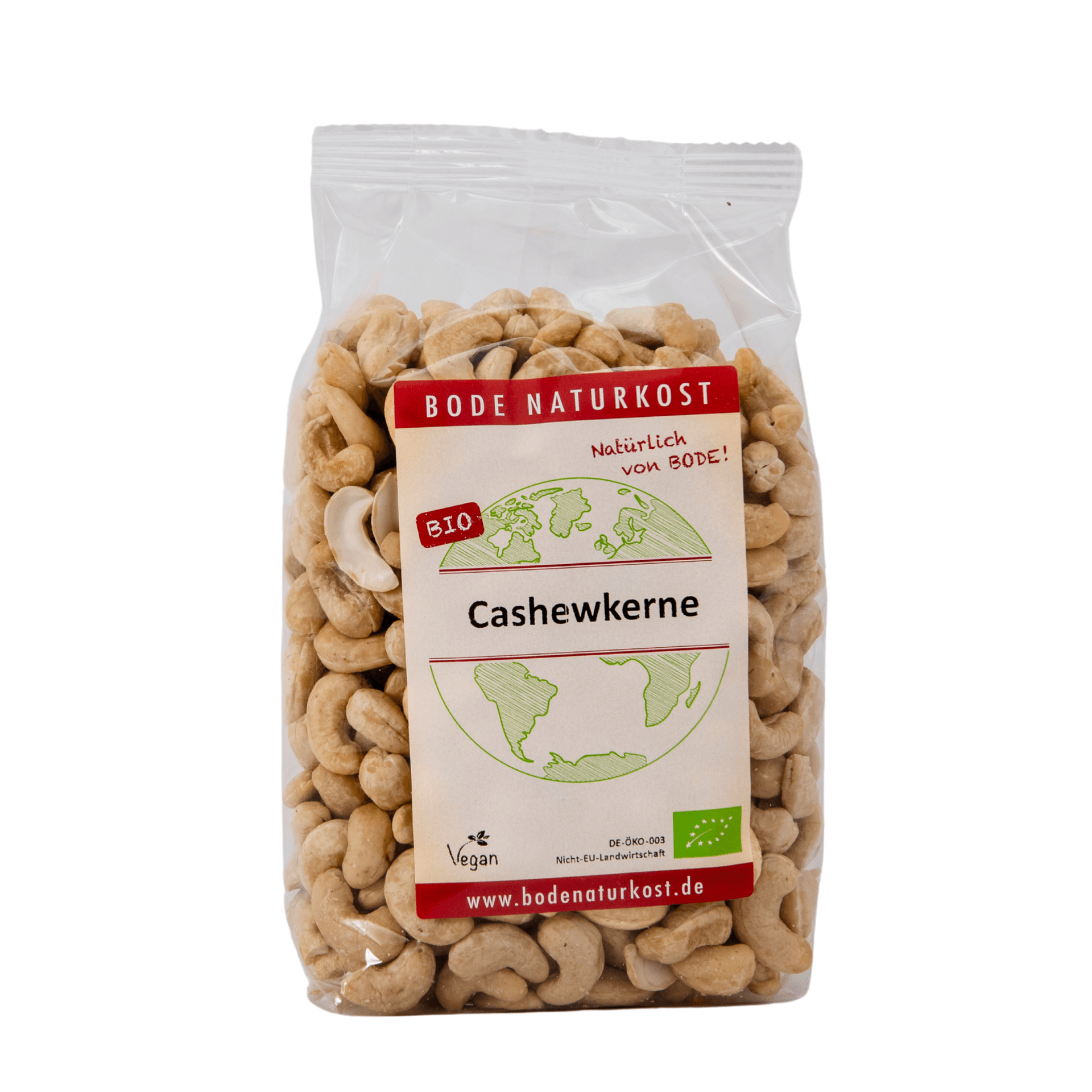 Ekologiska cashewnötter 6x500g