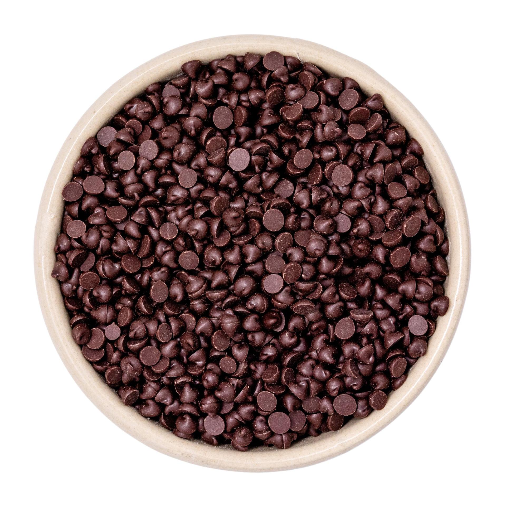 Ekologiska Kuvertür Drops Mörk Choklad 5-7mm 15kg