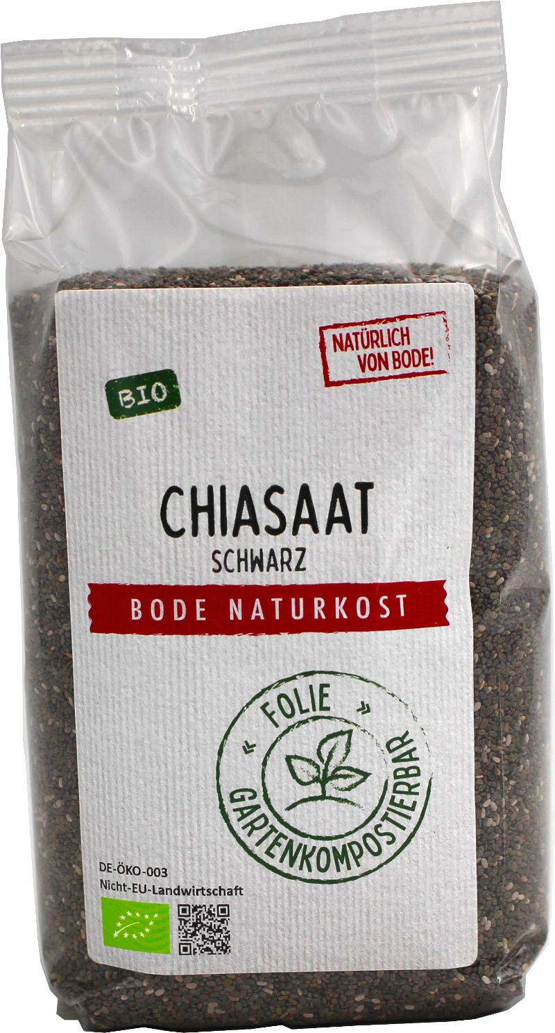 Svart chiafrö Ekologisk, komposterbar påse 6x500g
