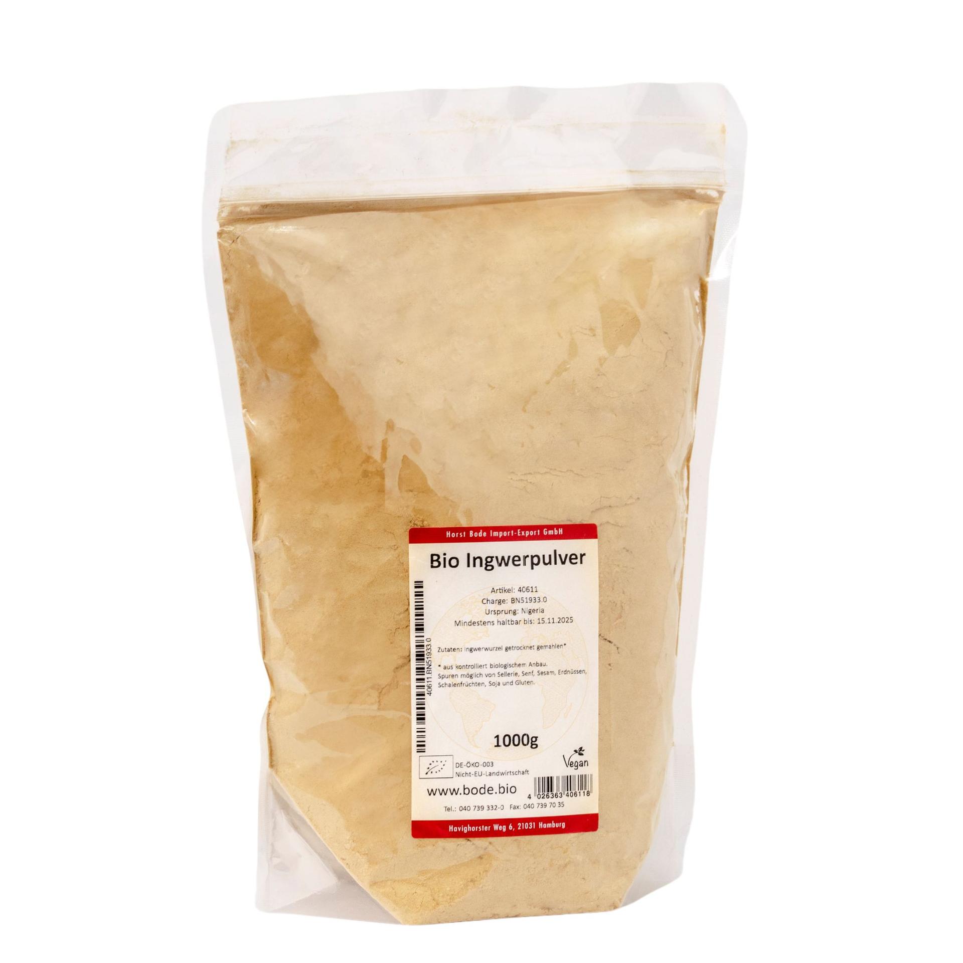 Ingerpulver Ekologisk 1kg