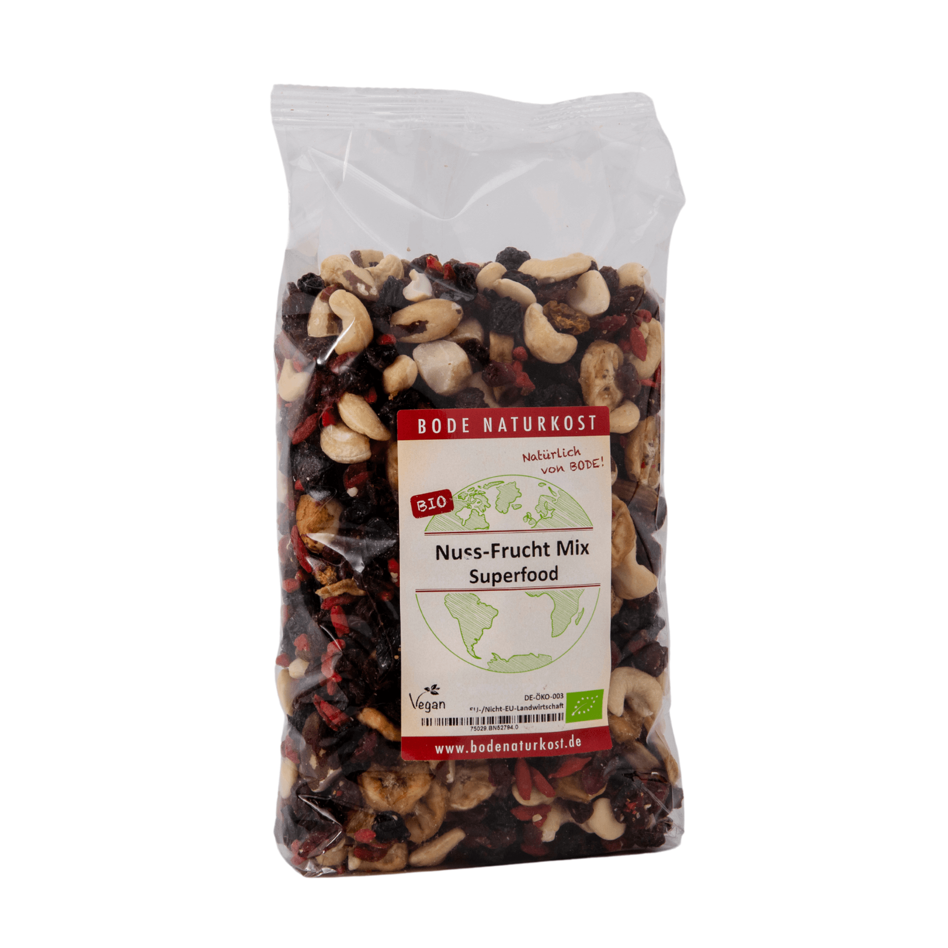 Nöt- och bärblandning Superfood ekologiskt med paranötter 1kg