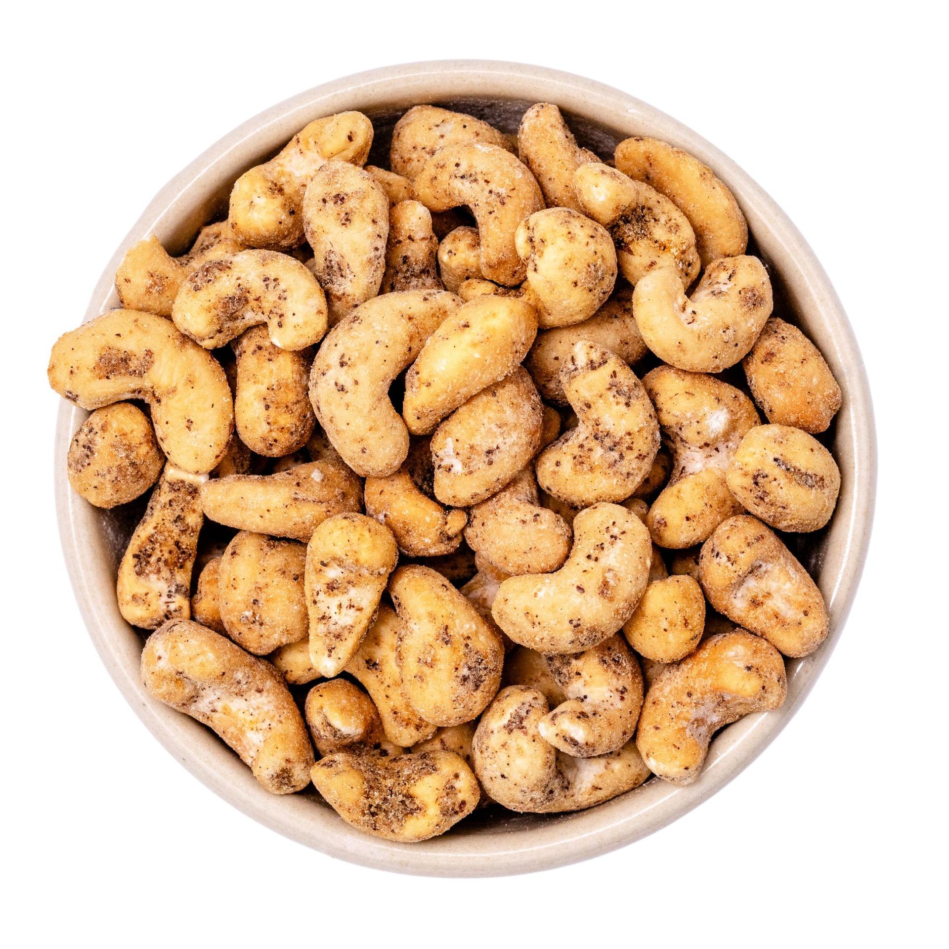 Vanilj-Cashews - Ekologiska cashewnötter rostade lätt sötade med vanilj 10kg