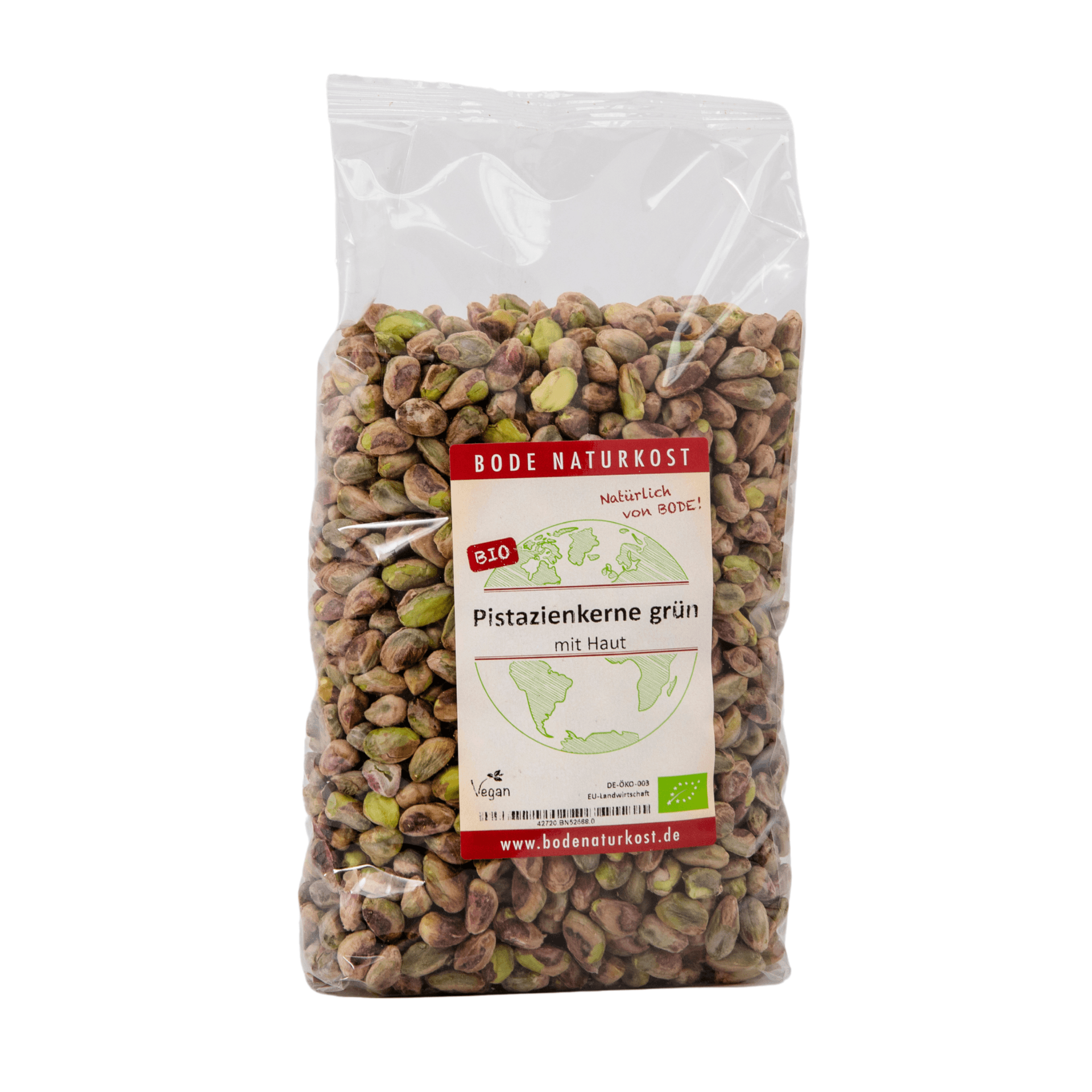 Gröna pistachiocons med skal ekologisk 1kg