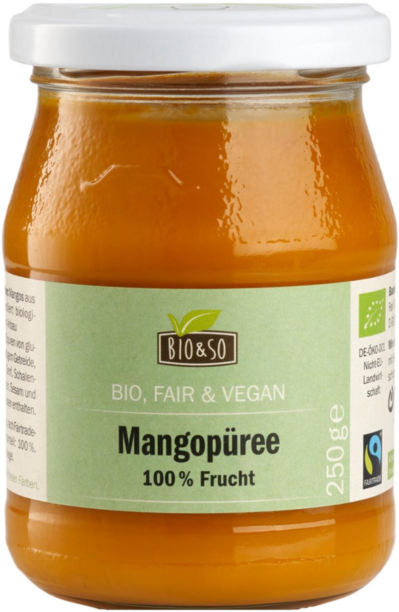 Mangopuré Ekologisk Bio&So 6x250g