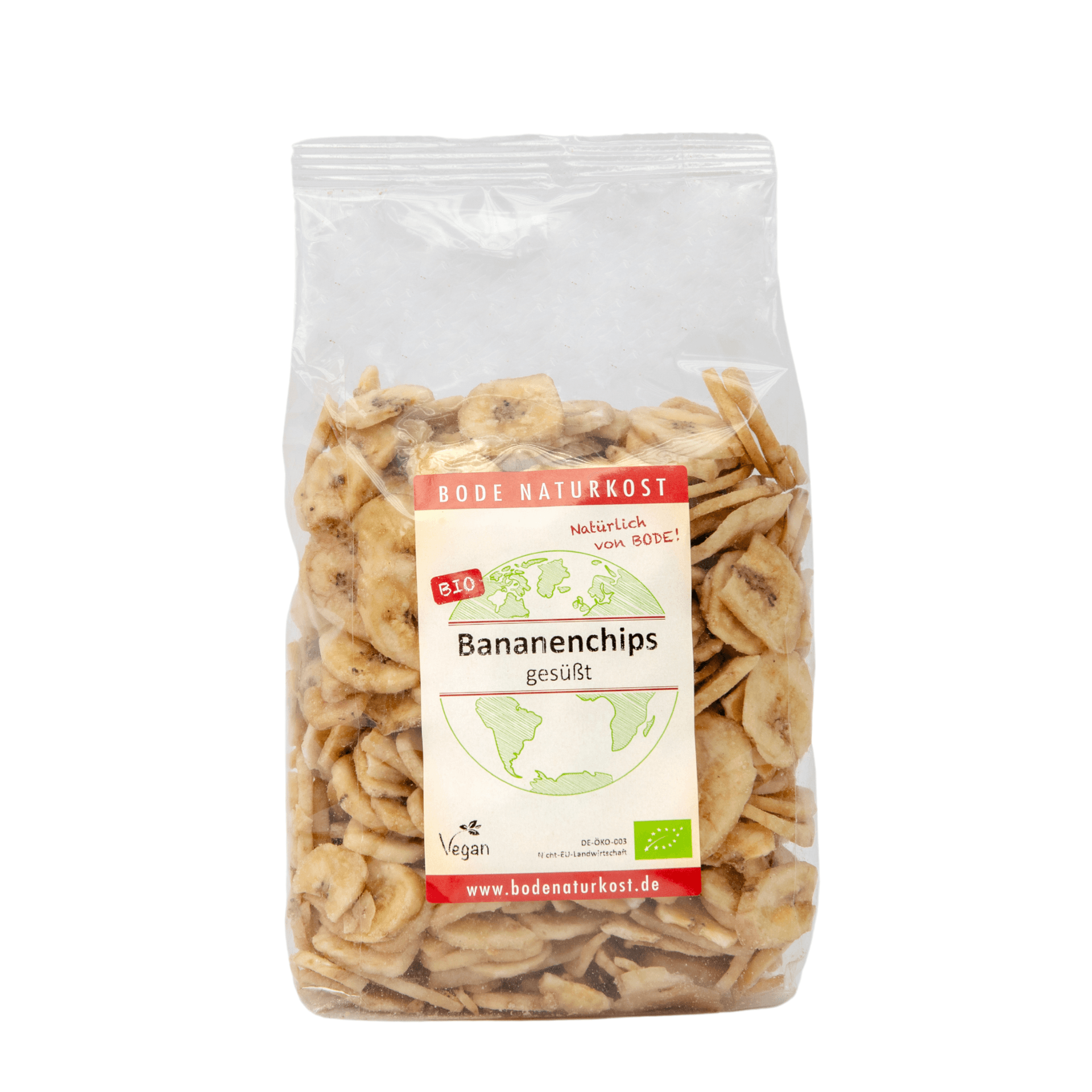 Sötade bananchips ekologisk 6x500g