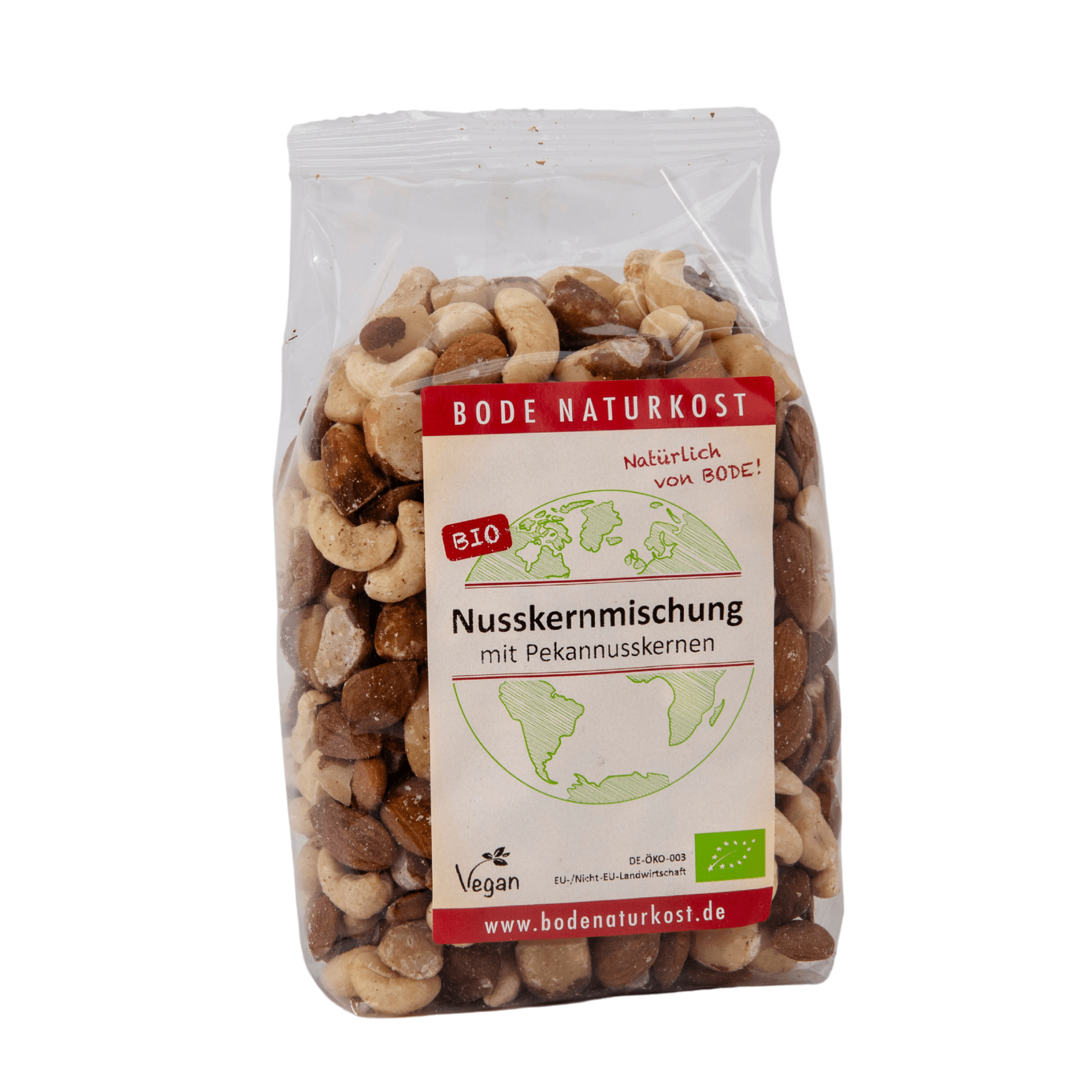 Blandning av nötter bio 6x500g med Pekannötter