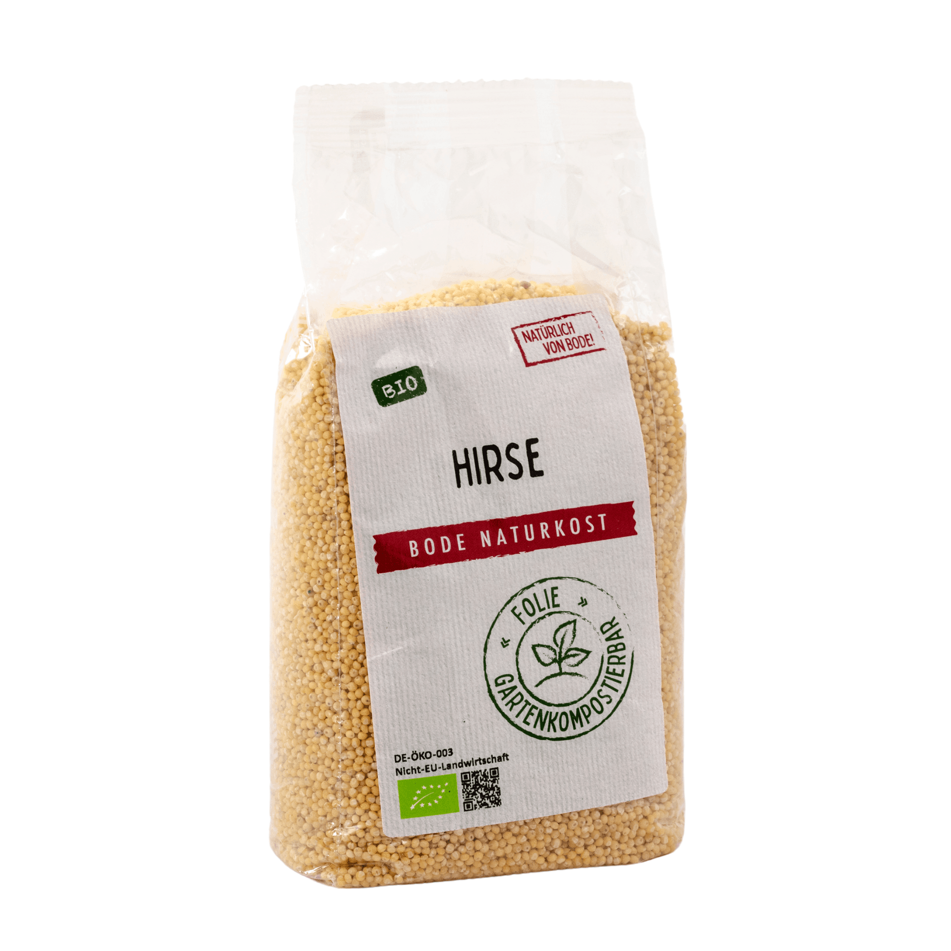Ekologisk hirs, trädgårdskomposterbar påse 6x500g
