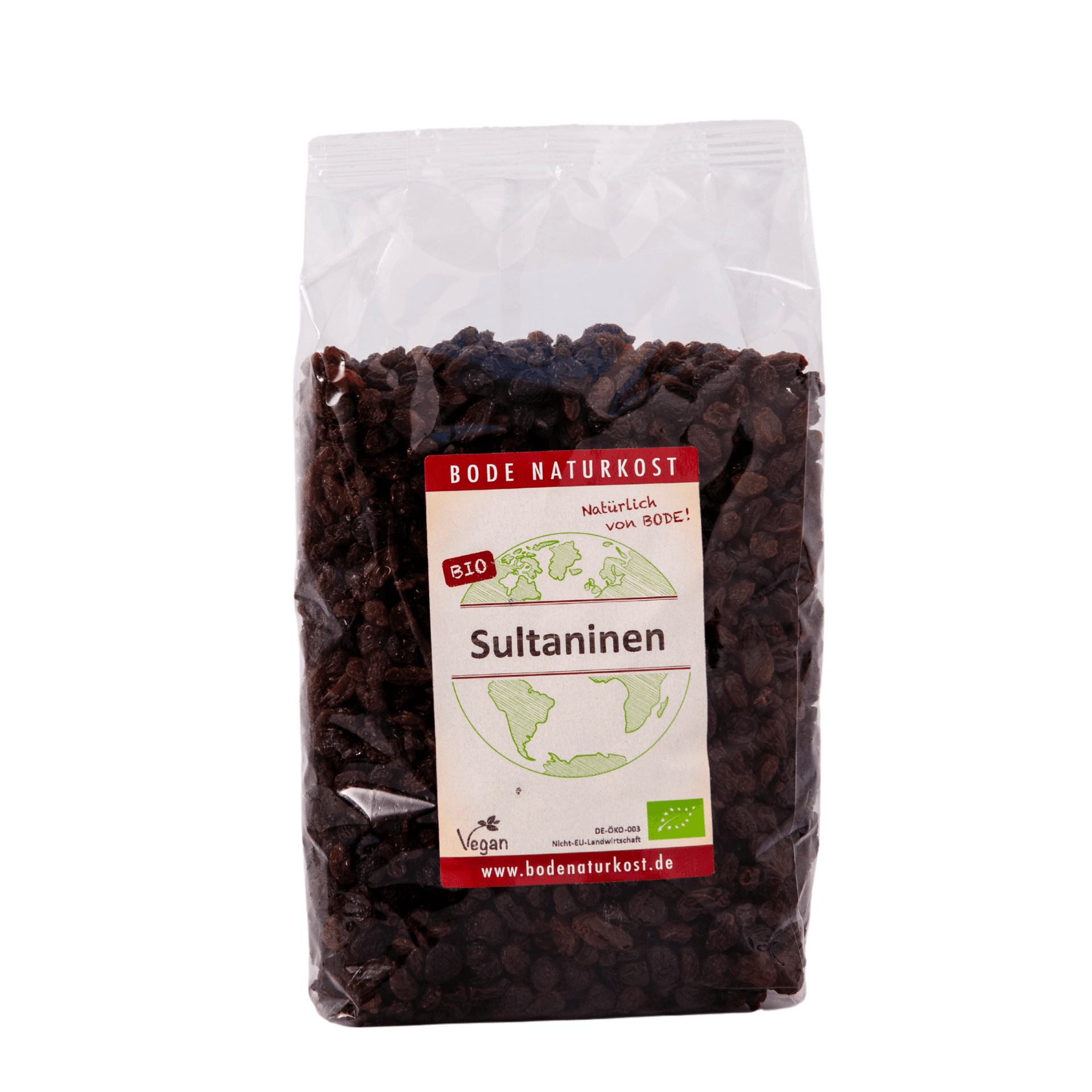 Ekologiska sultaniner 6x1kg