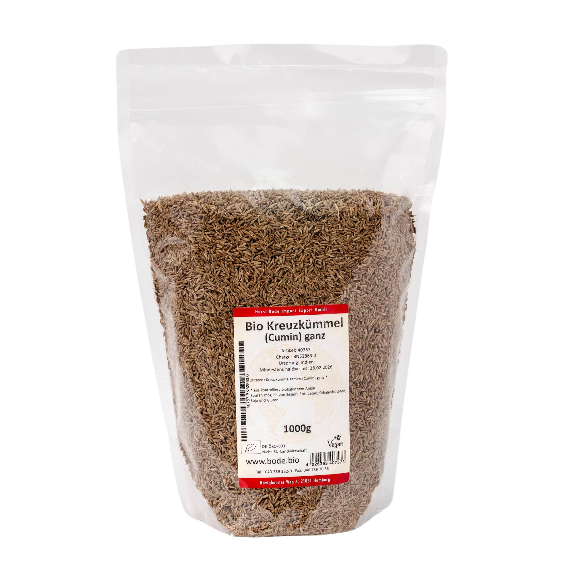 Kummin (Cumin) hel Ekologisk 1kg