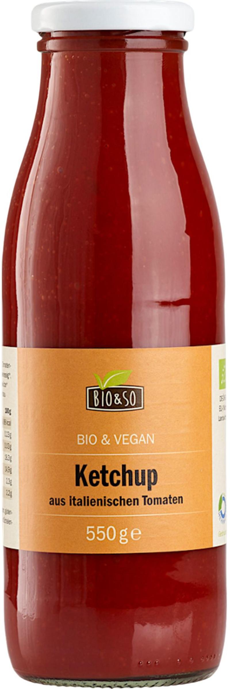 Ekologisk Ketchup Bio&So 12x550g