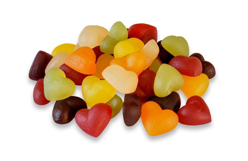 Veggie-Hearts Ekologisk - Fruktgummi med majsmjöl 2x2,5kg